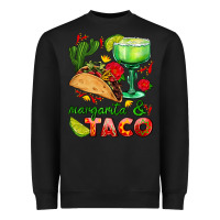 Black margarita and taco Heavyweight Sweatshirt - AdoDesignShop