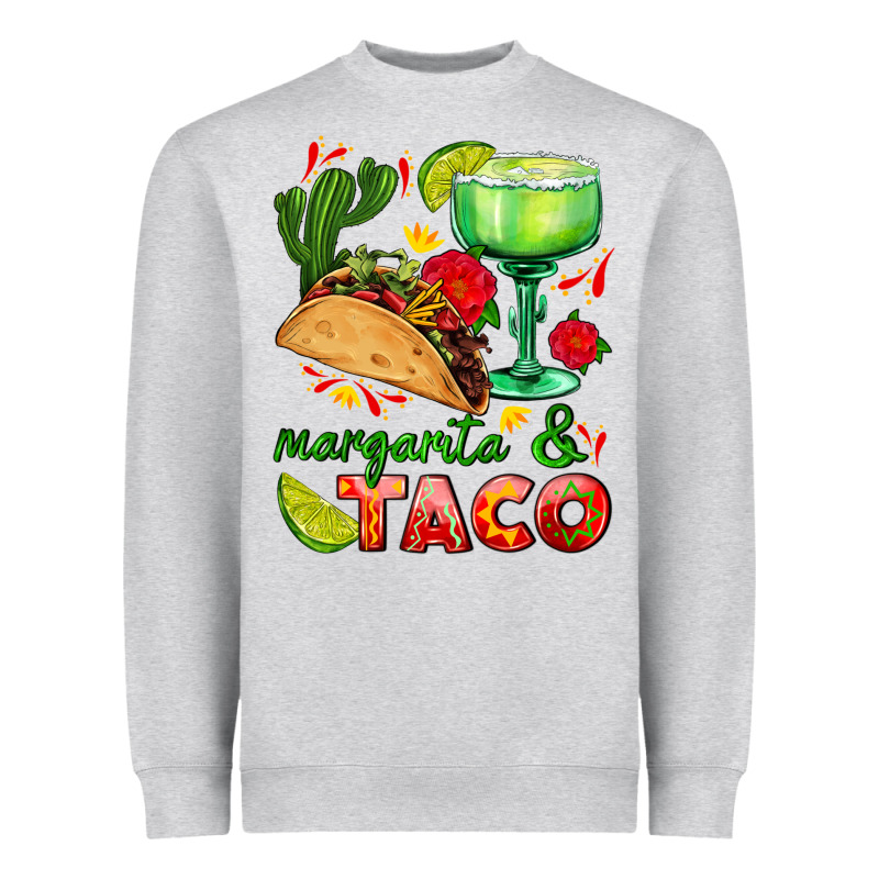 Margarita And Taco Heavyweight Sweatshirt by AdoDesignShop | Teevron