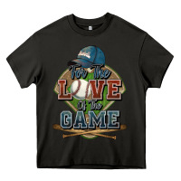 Asphalt for the love of the game baseball Heavy Core Tee - HowdyJamesFarm