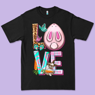Love Rabbit Easter Day Premium Tee Designed By Howdyjamesfarm
