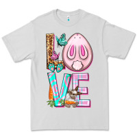 Dove Grey Love Rabbit Easter Day Premium Tee - HowdyJamesFarm