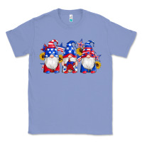 Colony Blue american flag gnomes sunflowers star Classic Tee - Artiststas