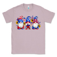 Lilac american flag gnomes sunflowers star Classic Tee - Artiststas