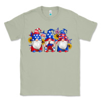 Matcha american flag gnomes sunflowers star Classic Tee - Artiststas