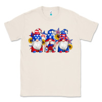 Natural american flag gnomes sunflowers star Classic Tee - Artiststas