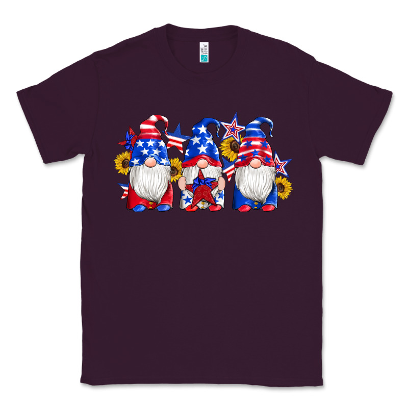 American Flag Gnomes Sunflowers Star Classic Tee by Artiststas | Teevron