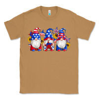 Toasted Coconut american flag gnomes sunflowers star Classic Tee - Artiststas