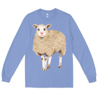 Colony Blue sheep Long Sleeve Tee - FaDigitalArtStudio