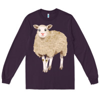 Plum sheep Long Sleeve Tee - FaDigitalArtStudio