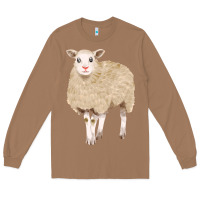 Toasted Coconut sheep Long Sleeve Tee - FaDigitalArtStudio