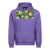 Tulip Sunflower And Daisy With Leopard Urban Hoodie - RanaPortraitStore