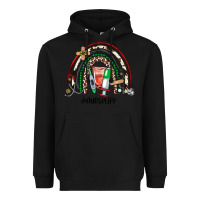 Black Christmas nurselife rainbow Heavyweight Hoodie - JahusDesignShop