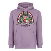 Lavender Christmas nurselife rainbow Heavyweight Hoodie - JahusDesignShop