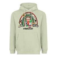 Matcha Christmas nurselife rainbow Heavyweight Hoodie - JahusDesignShop