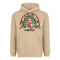 Christmas Nurselife Rainbow Heavyweight Hoodie | Teevron