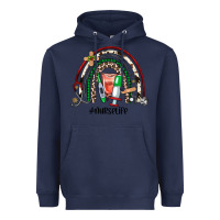 Navy Christmas nurselife rainbow Heavyweight Hoodie - JahusDesignShop