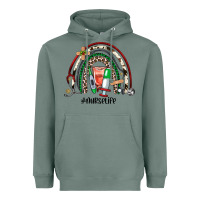 Sage Christmas nurselife rainbow Heavyweight Hoodie - JahusDesignShop