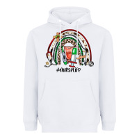 White Christmas nurselife rainbow Heavyweight Hoodie - JahusDesignShop