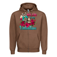 Chestnut my cat is my valentine Zipper Hoodie - AdoDesignShop
