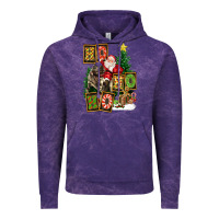 Cloud Purple Christmas Trex Ho Ho Ho Santa Vintage Hoodie - FaDigitalArtStudio