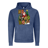 Christmas Trex Ho Ho Ho Santa Vintage Hoodie | Teevron