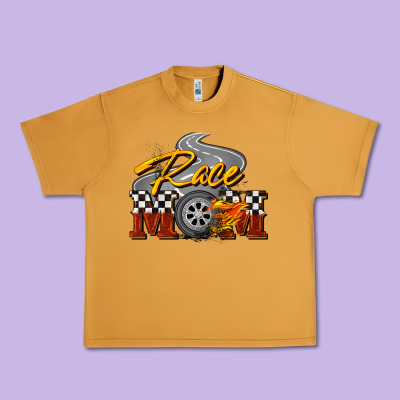 Race Mom Mother's Day Urban Heavy Tee Designed By Fadigitalartstudio