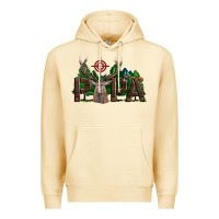 Pina Colada Western Papa Deer Hunting Premium Hoodie - LillyAllenDesigns
