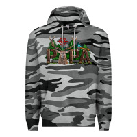 Slate Camo Western Papa Deer Hunting Premium Hoodie - LillyAllenDesigns
