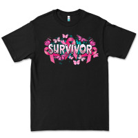 Black Cancer survivor Cancer Awareness Premium Tee - HowdyJamesFarm