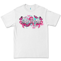 White Cancer survivor Cancer Awareness Premium Tee - HowdyJamesFarm