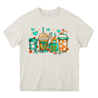 Cream dental life coffee cups Heavy Core Tee - Jasminsmagicworld