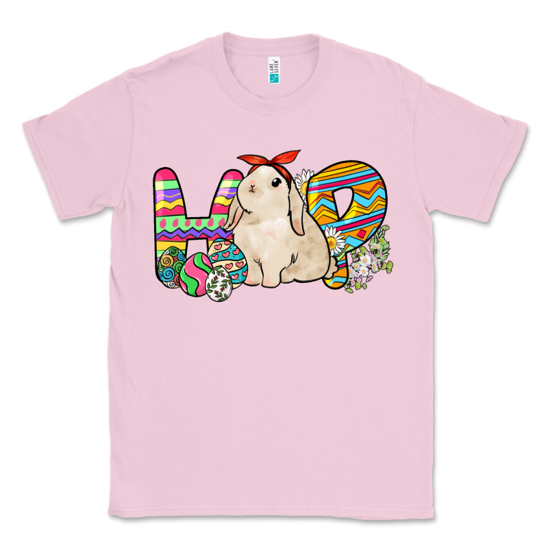 Hop Rabbit Easter Day Classic Tee by HowdyJamesFarm | Teevron