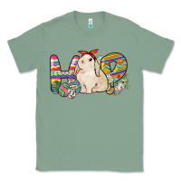 Sage Hop rabbit Easter Day Classic Tee - HowdyJamesFarm