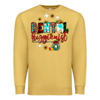 Antique Gold Christmas dental hygienist Premium Sweatshirt - JahusDesignShop
