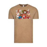 Vintage Coffee Baseball Coffee Cups Vintage Tee - FaDigitalArtStudio