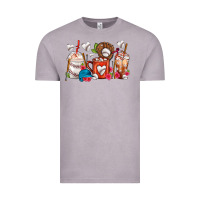 Vintage Zinc Baseball Coffee Cups Vintage Tee - FaDigitalArtStudio