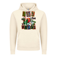 Vintage Artic Rex The Halls Vintage Hoodie - FaDigitalArtStudio