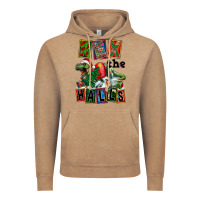 Vintage Coffee Rex The Halls Vintage Hoodie - FaDigitalArtStudio