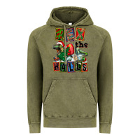Vintage Olive Rex The Halls Vintage Hoodie - FaDigitalArtStudio