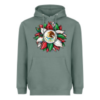 Sage Christmas sunflower Mexican flag Heavyweight Hoodie - JahusDesignShop
