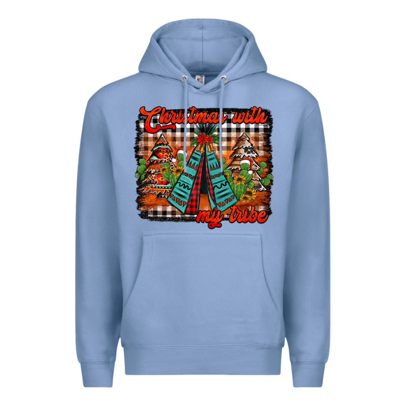 Christmas With My Tribe Premium Hoodie by Jasminsmagicworld | Teevron