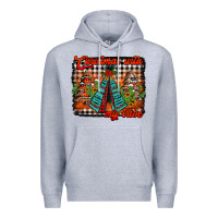 Heather Grey christmas with my tribe Premium Hoodie - Jasminsmagicworld