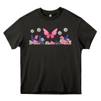 Asphalt butterflies and flowers Heavy Core Tee - TumblerDesignByShophia