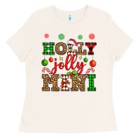 Bone holly jolly mini Ladies Tee - OliviaCreatesArt