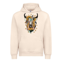 Sandshell sunflower boho bull skull with hands Urban Hoodie - RanaPortraitStore