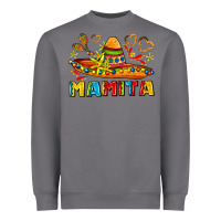 Storm mamita and sombrero with lime flowers Heavyweight Sweatshirt - AdoDesignShop