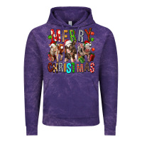 Cloud Purple Merry christmas pigs Vintage Hoodie - FaDigitalArtStudio