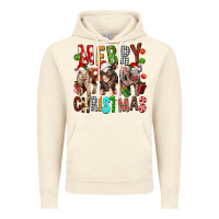 Vintage Artic Merry christmas pigs Vintage Hoodie - FaDigitalArtStudio