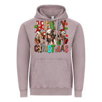 Vintage Zinc Merry christmas pigs Vintage Hoodie - FaDigitalArtStudio