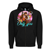 Black only you and couple with keys Zipper Hoodie - AdoDesignShop